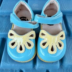 Livie & Luca blue yellow Mary Jane sandal size 5